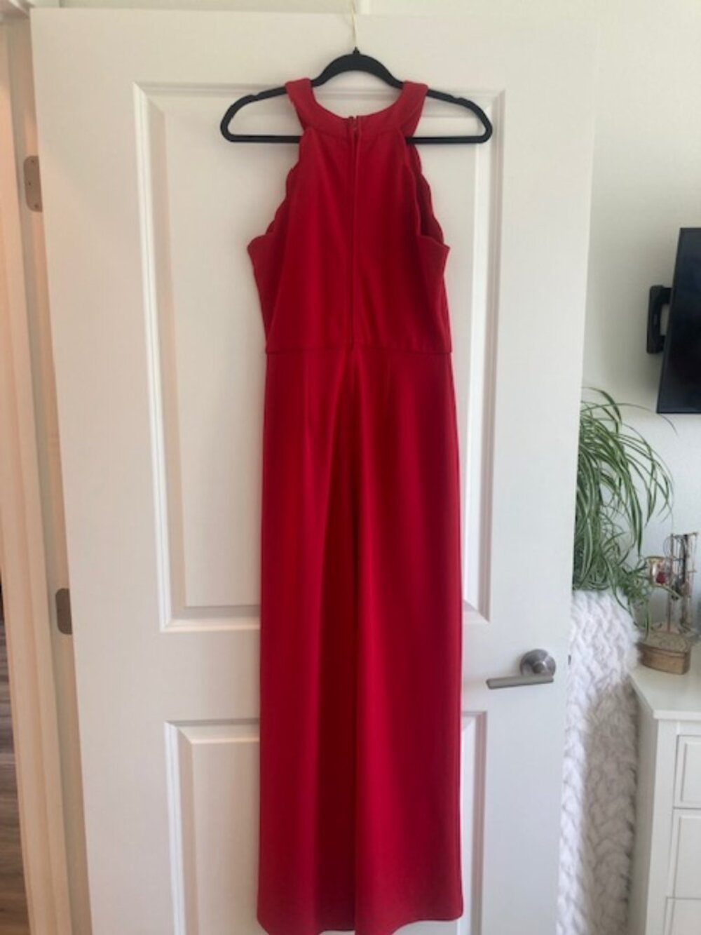Francesca’s Red Jumpsuit Size M – New - Picture 2 of 2